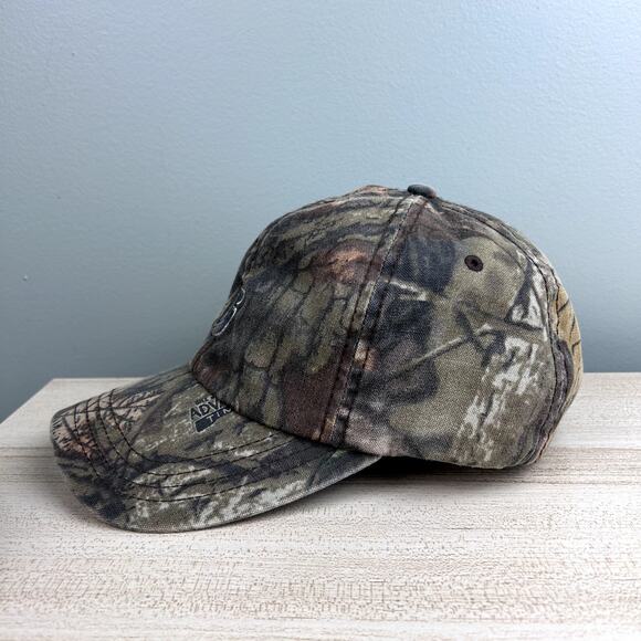 Vintage 80's/90's Camo Baseball Cap Hat G Logo Retro Camouflage Hunting Fishing - Picture 2 of 7